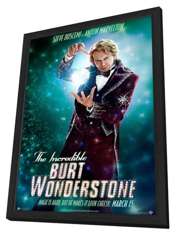 The Incredible Burt Wonderstone 11 x 17 Movie Poster - Style F - in Deluxe Aluminum Frame