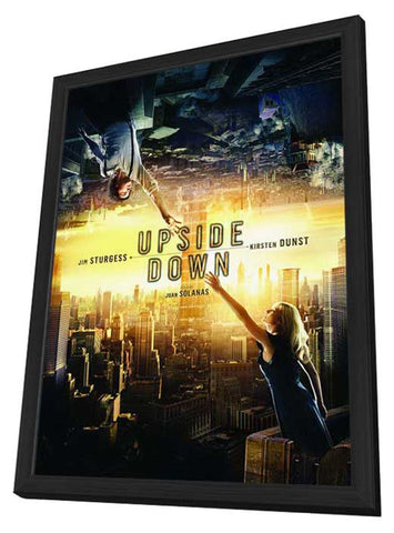 Upside Down 11 x 17 Movie Poster - Style B - in Deluxe Aluminum Frame