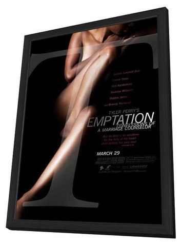 Tyler Perry's Temptation 11 x 17 Movie Poster - Style A - in Deluxe Aluminum Frame
