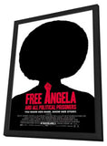 Free Angela & All Political Prisoners 11 x 17 Movie Poster - Style A - in Deluxe Aluminum Frame