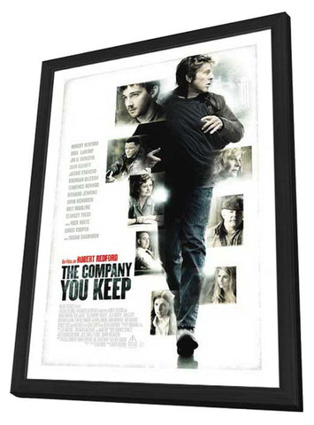 The Company You Keep 11 x 17 Movie Poster - Swedish Style A - in Deluxe Aluminum Frame