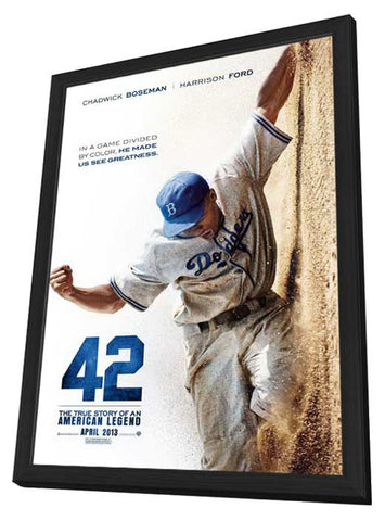 42 11 x 17 Movie Poster - Style A - in Deluxe Wood Frame
