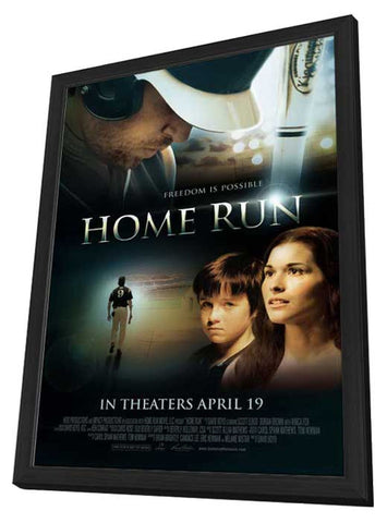 Home Run 11 x 17 Movie Poster - Style A - in Deluxe Aluminum Frame