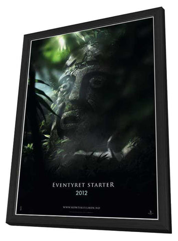 Kon-Tiki 11 x 17 Movie Poster - Norwegian Style B - in Deluxe Aluminum Frame