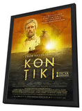 Kon-Tiki 11 x 17 Movie Poster - German Style A - in Deluxe Aluminum Frame