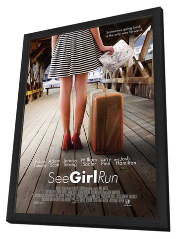 See Girl Run 11 x 17 Movie Poster - Style A - in Deluxe Aluminum Frame