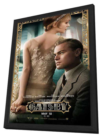 The Great Gatsby 3D 11 x 17 Movie Poster - Style B - in Deluxe Aluminum Frame