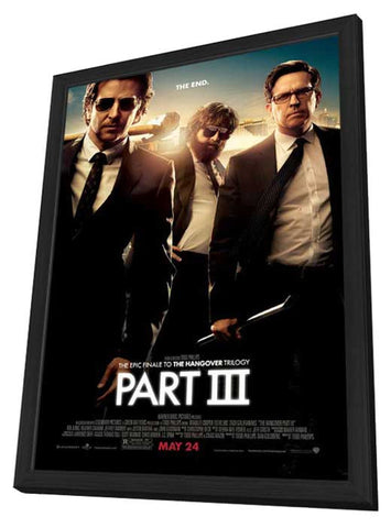 The Hangover Part III 11 x 17 Movie Poster - Style A - in Deluxe Aluminum Frame