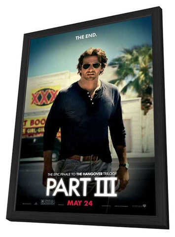 The Hangover Part III 11 x 17 Movie Poster - Style C - in Deluxe Aluminum Frame