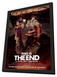 This Is the End 11 x 17 Movie Poster - Style B - in Deluxe Aluminum Frame