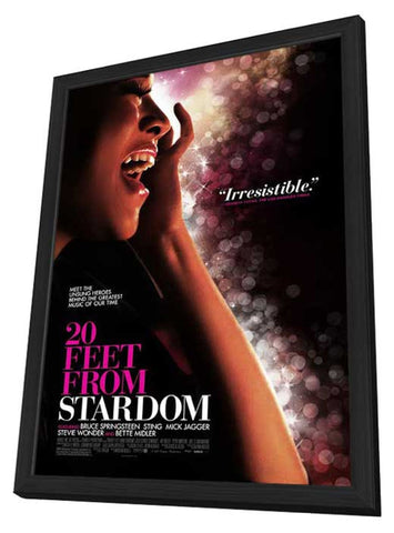 Twenty Feet from Stardom 27 x 40 Movie Poster - Style A - in Deluxe Wood Frame