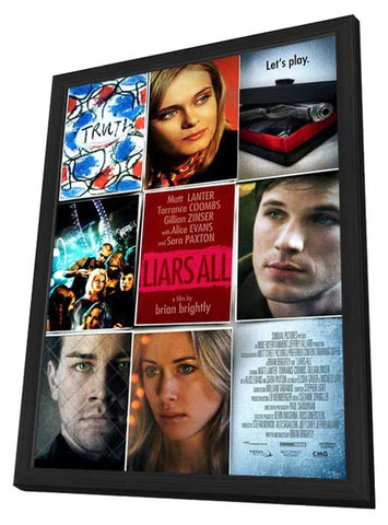 Liars All 11 x 17 Movie Poster - Style C - in Deluxe Aluminum Frame