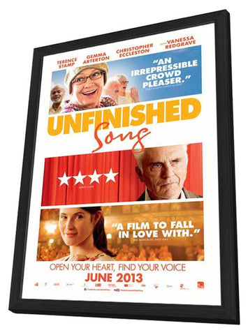 Unfinished Song 11 x 17 Movie Poster - Style B - in Deluxe Aluminum Frame