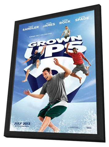 Grown Ups 2 11 x 17 Movie Poster - Style B - in Deluxe Aluminum Frame
