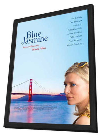 Blue Jasmine 11 x 17 Movie Poster - Style B - in Deluxe Aluminum Frame