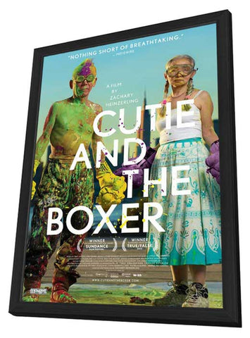 Cutie and the Boxer 11 x 17 Movie Poster - Canadian Style A - in Deluxe Aluminum Frame