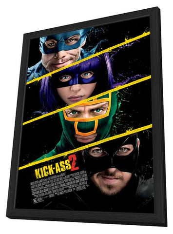 Kick-Ass 2 11 x 17 Movie Poster - Style B - in Deluxe Aluminum Frame