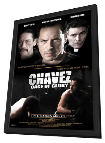Chavez Cage of Glory 11 x 17 Movie Poster - Style A - in Deluxe Aluminum Frame