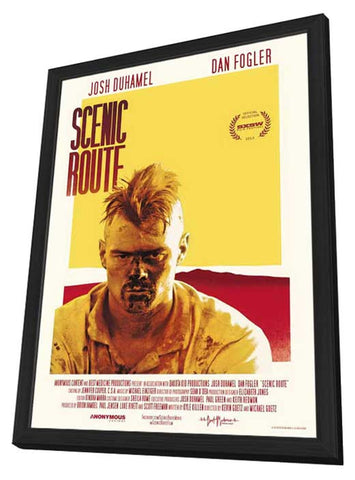 Scenic Route 11 x 17 Movie Poster - Style B - in Deluxe Aluminum Frame