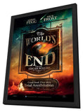 The World's End 11 x 17 Movie Poster - UK Style A - in Deluxe Aluminum Frame