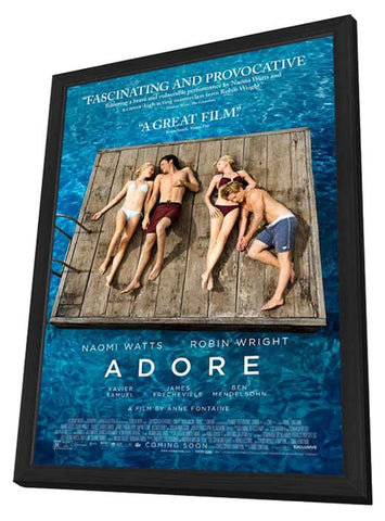 Adore 11 x 17 Movie Poster - Style A - in Deluxe Aluminum Frame