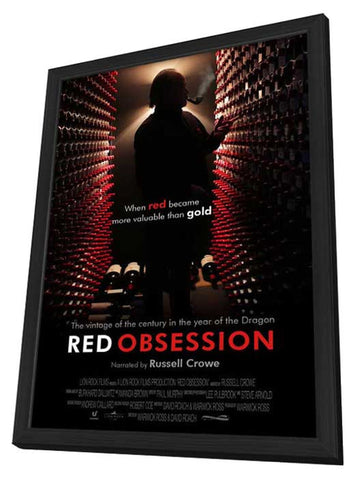 Red Obession 11 x 17 Movie Poster - Style A - in Deluxe Aluminum Frame