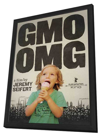 GMO OMG 11 x 17 Movie Poster - Style A - in Deluxe Aluminum Frame