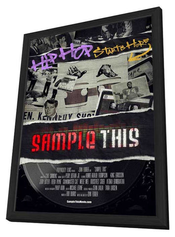 Sample This 11 x 17 Movie Poster - Style A - in Deluxe Aluminum Frame