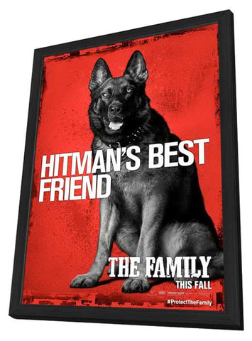 The Family 11 x 17 Movie Poster - Style D - in Deluxe Aluminum Frame