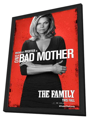 The Family 11 x 17 Movie Poster - Style F - in Deluxe Aluminum Frame