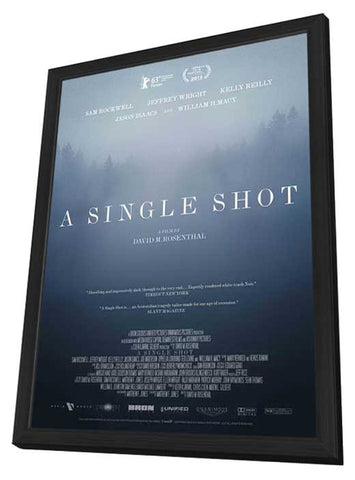 A Single Shot 11 x 17 Movie Poster - Style A - in Deluxe Aluminum Frame