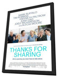 Thanks For Sharing 11 x 17 Movie Poster - Style A - in Deluxe Aluminum Frame