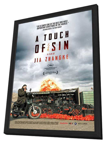A Touch of Sin 27 x 40 Movie Poster - Style A - in Deluxe Aluminum Frame