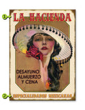 La Hacienda Metal 23x31