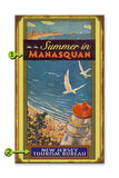 Summer in New England Wood 18x30
