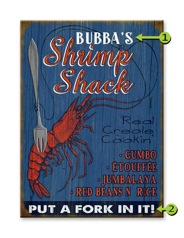 Shrimp Shack Wood 23x31