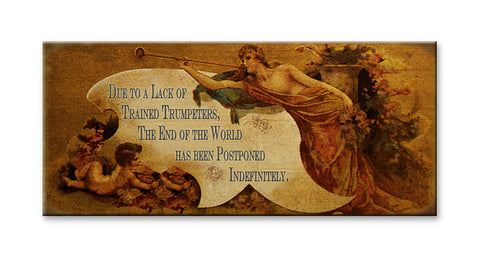 Lack of Trumpeters Metal 10.5x24