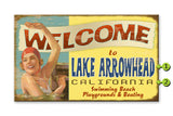 Waving Swimmer Wood 28x48