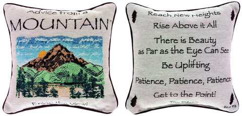 MWW Advice from A Mountain Ytn 12 Pillow Each