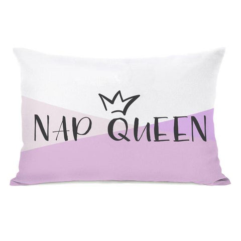 Nap Queen Throw Pillow by OBC