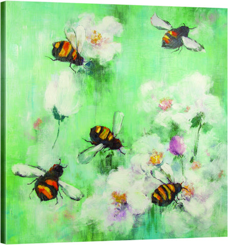 MWW Bees Canvas Art 32 X 32 Each