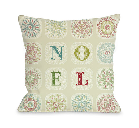 One Bella Casa Boho Noel Throw Pillow by OBC 16 X 16