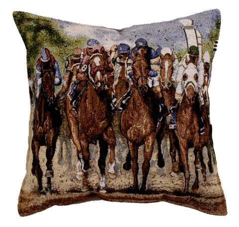 Simply Thundering Hooves Tapestry Pillow (Ptp845)