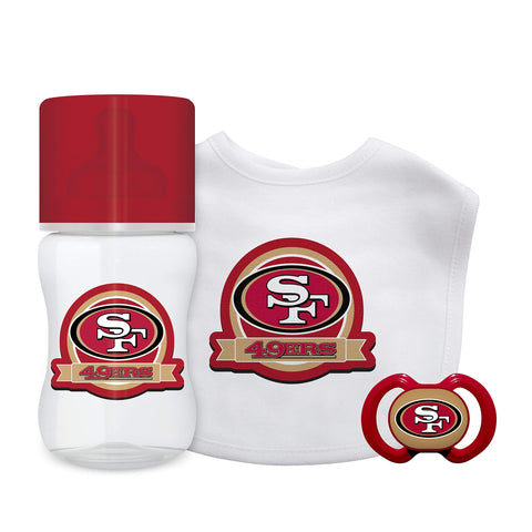 Baby Fanatic NFL San Francisco 49ers Infant and Toddler Sports Fan Apparel, Multicolor
