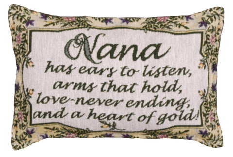 Simply Heart of Gold (Nana) Tapestry Pillow
