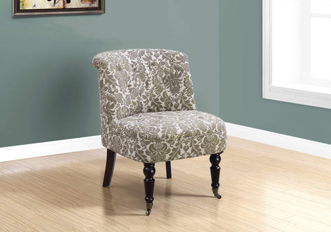 ArtFuzz 30.75 inch Linen, Cotton, Foam, and Solid Wood Accent Chair