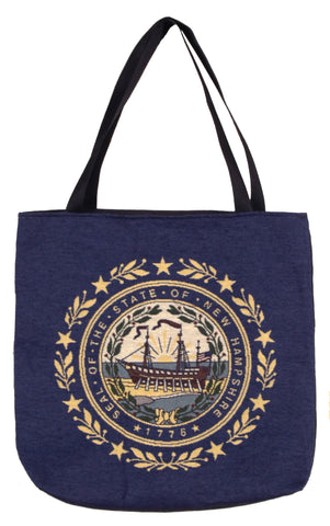 Simply Flag of New Hampshire Tapestry Tote Bag