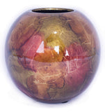 ArtFuzz 3-Piece Vase Set - Copper, Red and Gold