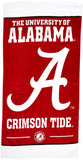 WinCraft NCAA University of Alabama A1860015 Fiber Beach Towel, 9 lb/30" x 60"