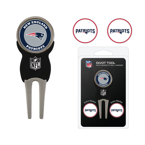 NFL New England Patriots NFL Divot Tool & Ball Marker Set